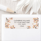 Rücksendeadresse Herbst Verfall Branchen (Insitu)