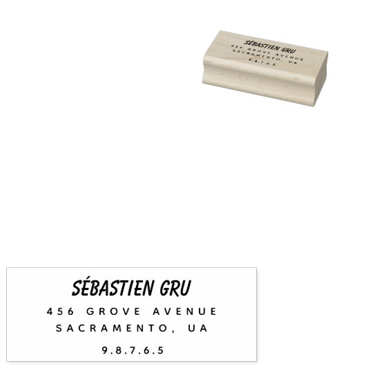 Rücksendeadresse Hochzeit Gummistempel (Stempel)