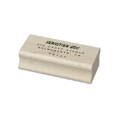 Rücksendeadresse Hochzeit Gummistempel (Stempel)
