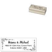 Rücksendeadresse, Hochzeit oder Familie Gummistempel (Stempel)