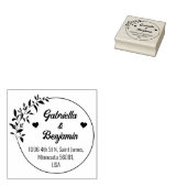 Rücksendeadresse, Hochzeit oder Familie Gummistempel (Stempel)