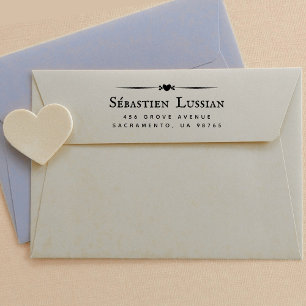 Rücksendeadresse Hochzeit Permastempel