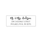 Rücksendeadresse Hochzeit und Selbstbewusstsein Br Permastempel (Design)