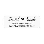 Rücksendeadresse: Hochzeitssache speichern des Dat (Vorne)