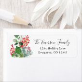 Rücksendeadresse Holiday Greenery (Insitu)