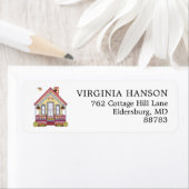 Rücksendeadresse im niedlichen Haus (Insitu)