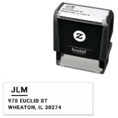 Rücksendeadresse Informal kühl Lässig Permastempel (Beispiel)