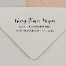 Rücksendeadresse Informeller Skripthandschriftname