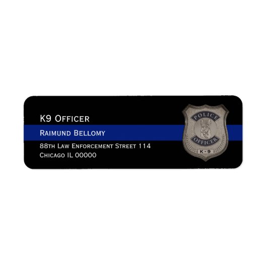 Rücksendeadresse K9 für Referenten (Vorne)