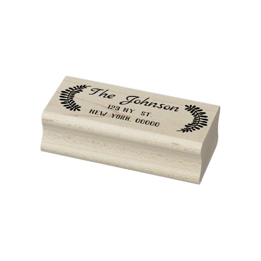 Rücksendeadresse Kautschuk Briefmarke, benutzerdef Gummistempel (Stempel)
