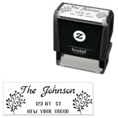 Rücksendeadresse Kautschuk Briefmarke, benutzerdef Permastempel (Beispiel)