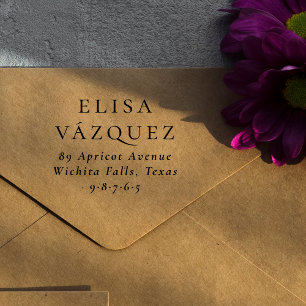 Rücksendeadresse Kautschuk Briefmarke & Klassische Permastempel