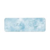 Rücksendeadresse - Kopf in CLOUDS (Vorne)