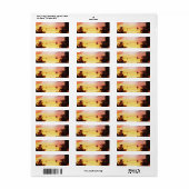 Rücksendeadresse Label Arizona Sunset (Vorne)