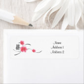 Rücksendeadresse Label Cherry Blossom Doppelhappin (Insitu)