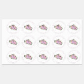 Rücksendeadresse Lavender Watercolor Etiketten (Blatt)