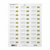 Rücksendeadresse Lover Librarian Bibliophile (Vorne)