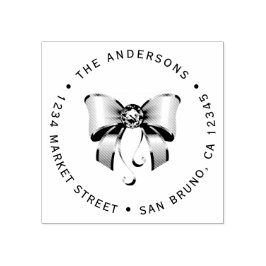 Rücksendeadresse mit benutzerdefinierter Diamantsc Gummistempel