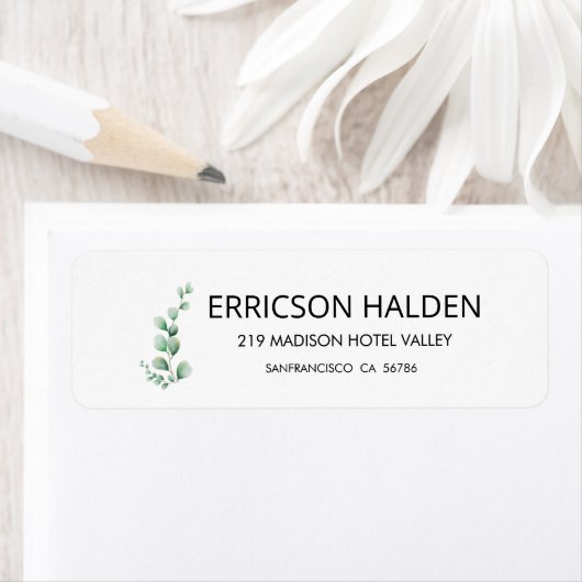 Rücksendeadresse mit Grün (Insitu)