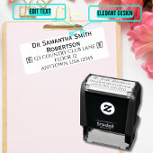 Rücksendeadresse mit medizinischem Symbol Permastempel