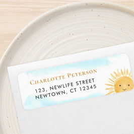 Rücksendeadresse mit Sonnendusche