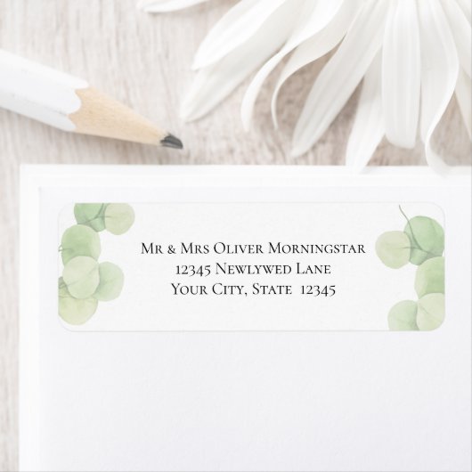 Rücksendeadresse | Modern Springtime Eucalyptus (Insitu)