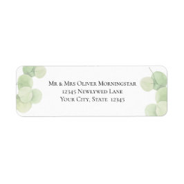 Rücksendeadresse | Modern Springtime Eucalyptus