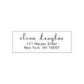 Rücksendeadresse Moderne Minimalistische Schrift Permastempel (Design)