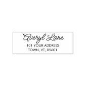 Rücksendeadresse Moderner Minimalistischer Chizskr Permastempel (Design)