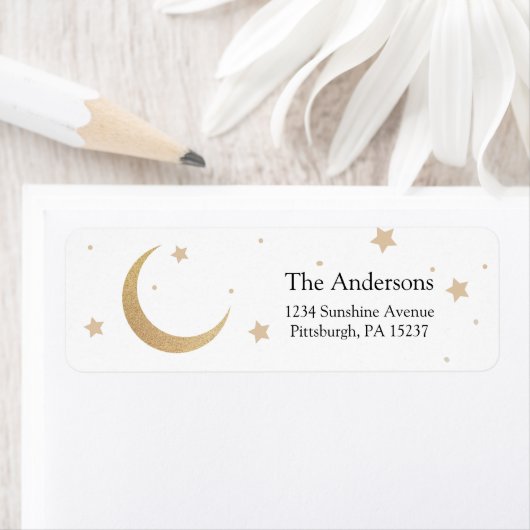 Rücksendeadresse "Moon and Stars" (Insitu)