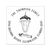 Rücksendeadresse Niedlich Eiscreme Sundae Whimsist Permastempel (Design)