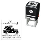 Rücksendeadresse niedlich Vintage Permastempel (Beispiel)