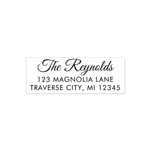 Rücksendeadresse Permastempel (Design)