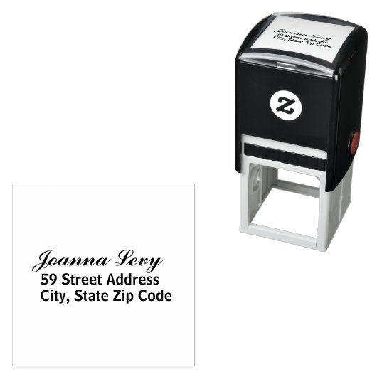 Rücksendeadresse Permastempel (Beispiel)