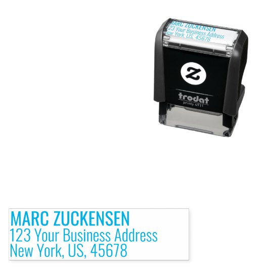 RÜCKSENDEADRESSE PERMASTEMPEL (Beispiel)