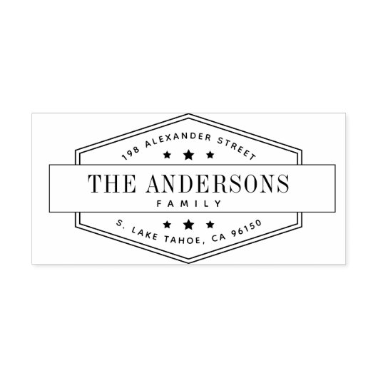 Rücksendeadresse Permastempel (Design)