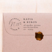 Rücksendeadresse Permastempel