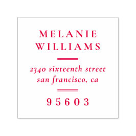 Rücksendeadresse Permastempel