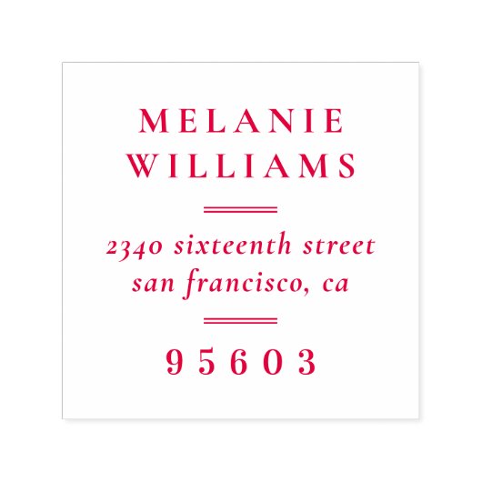 Rücksendeadresse Permastempel (Design)