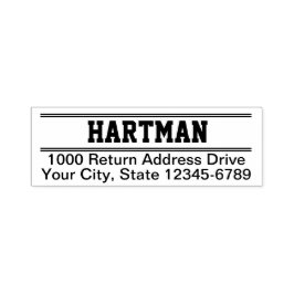 Rücksendeadresse Permastempel