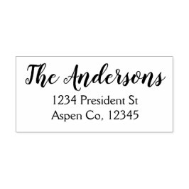 Rücksendeadresse Permastempel