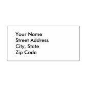 Rücksendeadresse Permastempel (Design)