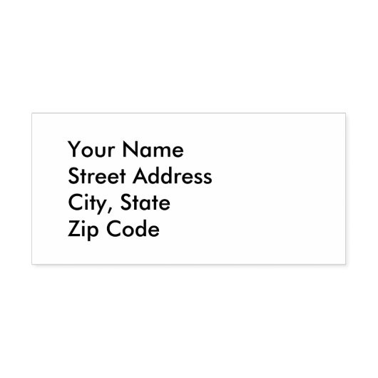 Rücksendeadresse Permastempel (Design)