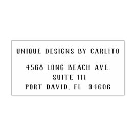 Rücksendeadresse Permastempel