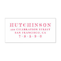 Rücksendeadresse personalisiert skizzierter Famili