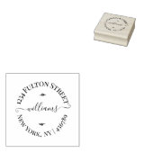 Rücksendeadresse personalisierter Name oder Logo Gummistempel (Stempel)