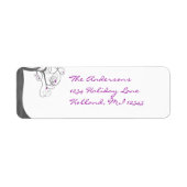 Rücksendeadresse Plum Swirl Holzkörnbaum (Vorne)