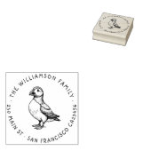 Rücksendeadresse Puffin Briefmarke Gummistempel (Stempel)