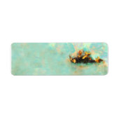 Rücksendeadresse - Rolling Doberman Watercolor (Vorne)