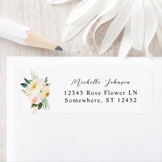 Rücksendeadresse Rosa und Gelb (Insitu)